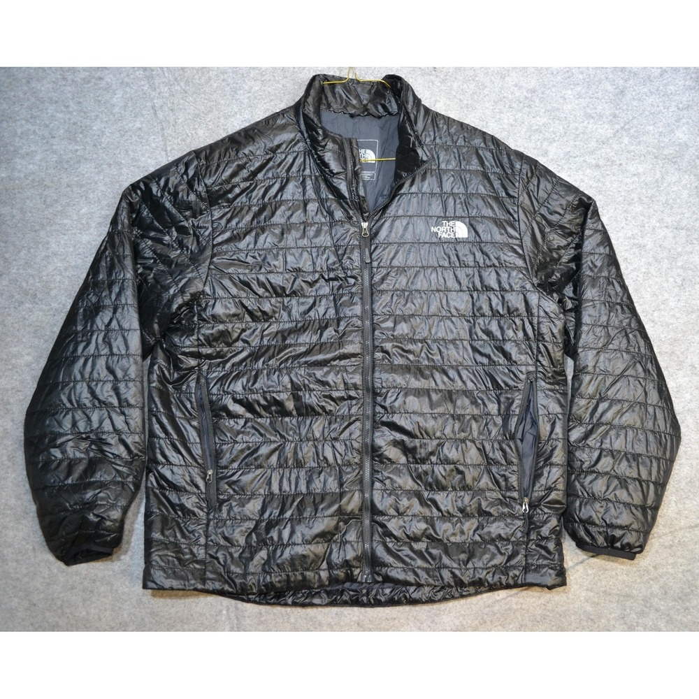 The North Face Jacket Mens XL Black FlashDry Insulated Puffer Zip Lightweight